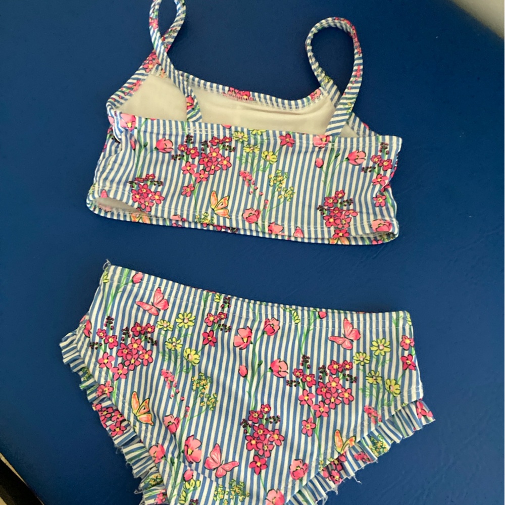 Floral Striped Bikini Set - Picture 3 of 3